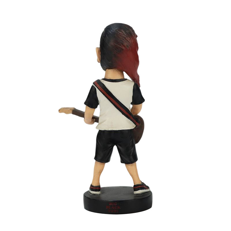 Custom 3D Guitar Figure Figurines Home Decoration Bobble Head Dolls Cheap Miniature Toy Souvenir Resin Europe Artificial Music