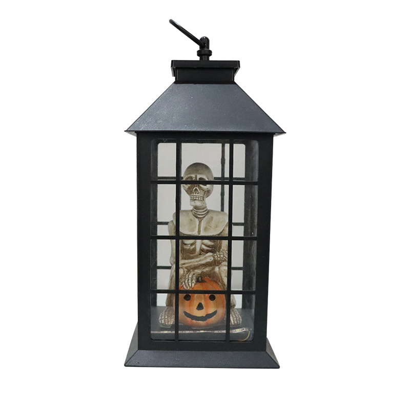 2024 Custom Wholesale Fujian Resin Cheap Halloween Decorations Pumpkin Led Lantern