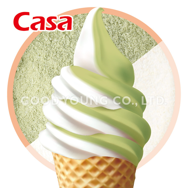 Ice Cream Material for Dessert 1KG Hokkaidou Milk Flavor Instant Soft Serve Ice Cream Powder Mix