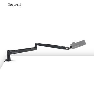 Gooermi MS600 Mic Arm Stand LP Microphone Stand Low Profile Microphone Arm Adjustable For Podcast/Streaming/Gaming