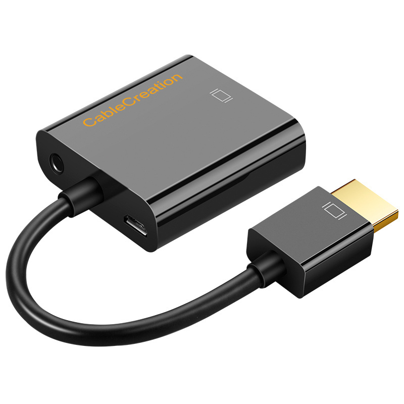 Customize 1080P hdmi to vga with audio conversion cable hdmi to vga converter