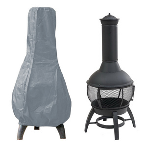 Outdoor Patio Chimenea Chimnea Chiminea Cover Waterproof Chimney Fire Pit Heater Cover for Garden Backyard