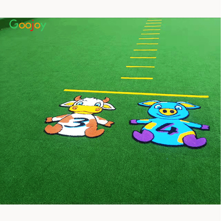 ew design Customized Colors Playground Surfacing Solutions artificial grass carpet