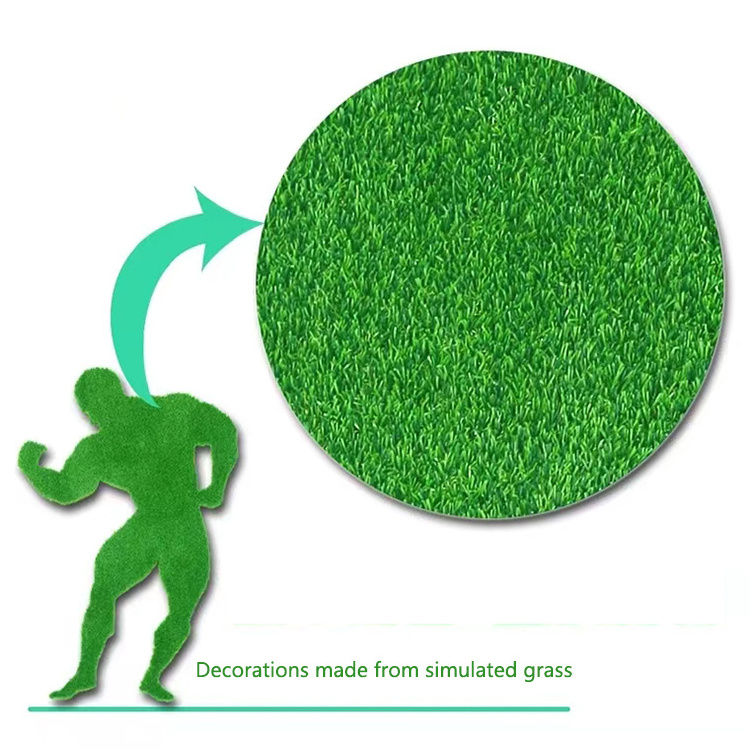 Hot selling ANTI-UV landscaping garden Circle decoration green artificial grass turf carpet