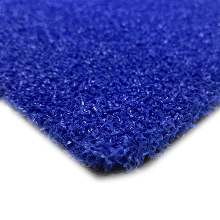 High quality Premium Quality blue panorama artificial Grass for tennis court