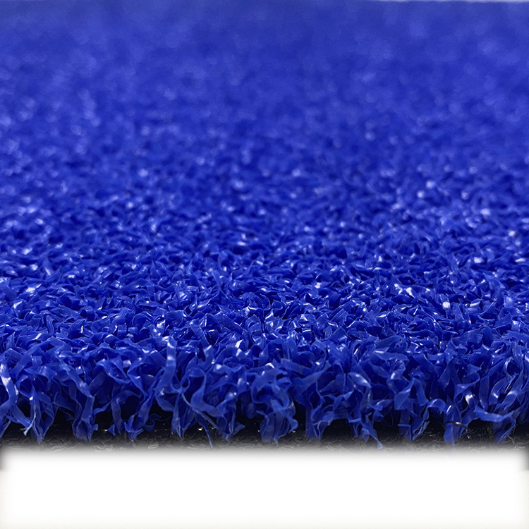 High quality Premium Quality blue panorama artificial Grass for tennis court