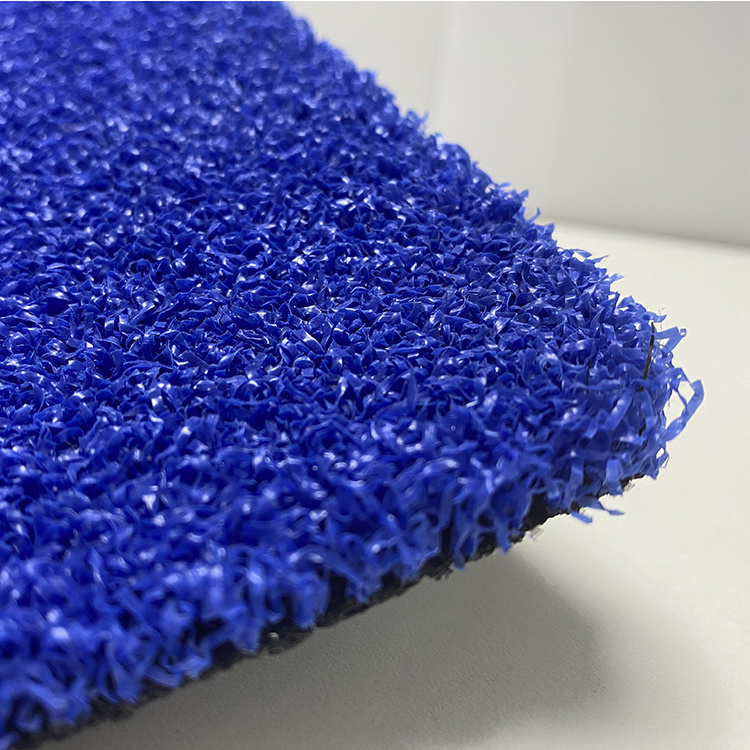 High quality Premium Quality blue panorama artificial Grass for tennis court