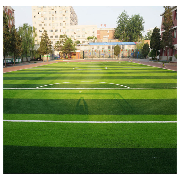 Wholesale 50mm durable W shape sports turf artificial grass for football field