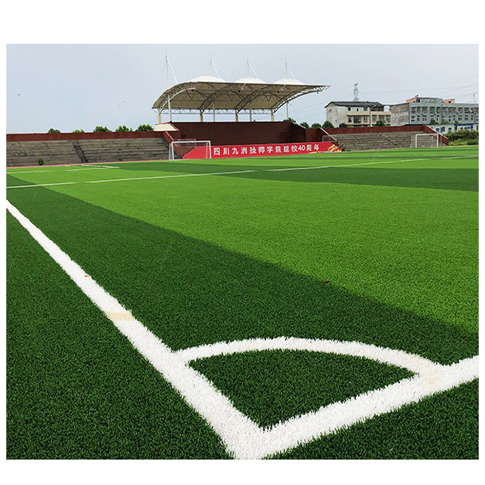 Wholesale 50mm durable W shape sports turf artificial grass for football field