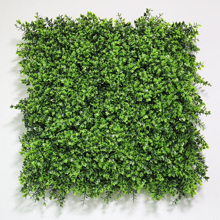 Wholesale 50*50cm Backdrop Artificial Plant Decoration Green Grass for Walls Plastic Wall Panels Plastic Water Bubble Wall