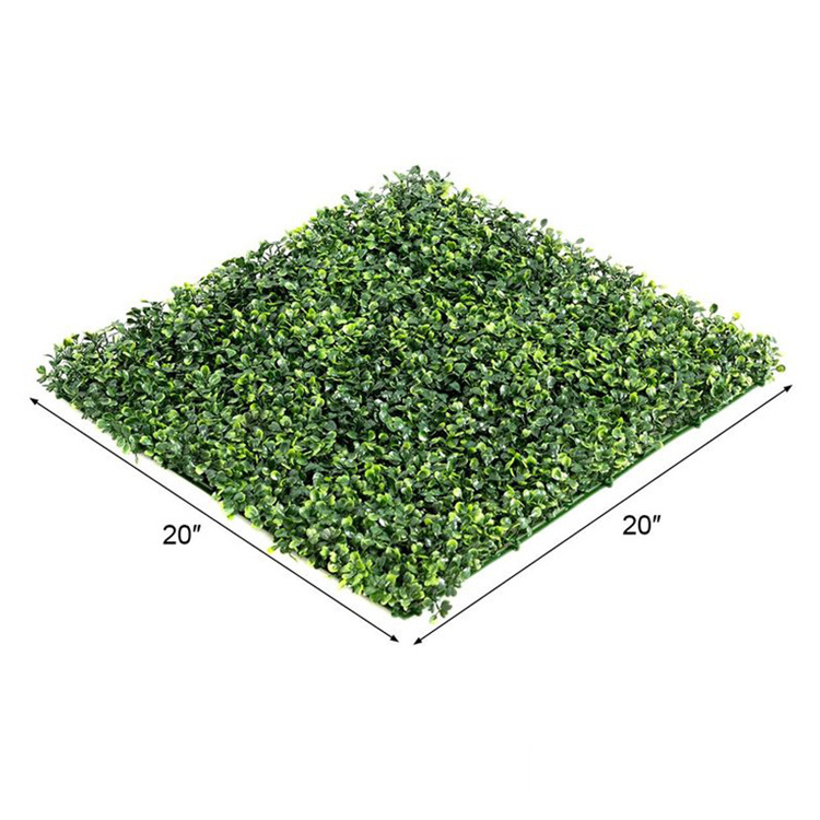 Wholesale 50*50cm Backdrop Artificial Plant Decoration Green Grass for Walls Plastic Wall Panels Plastic Water Bubble Wall