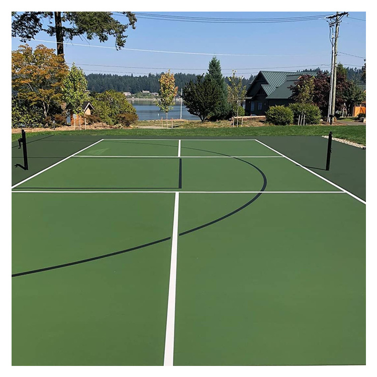 Wholesale outdoor premium quality 15mm Green portable paddle tennis court for sale