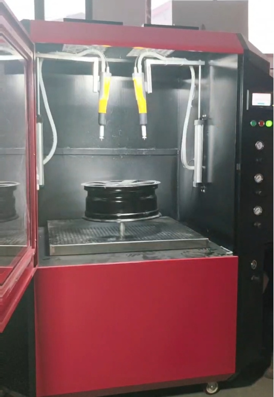 Electrostatic Powder Coating Spraying Machine for Alloy Wheels