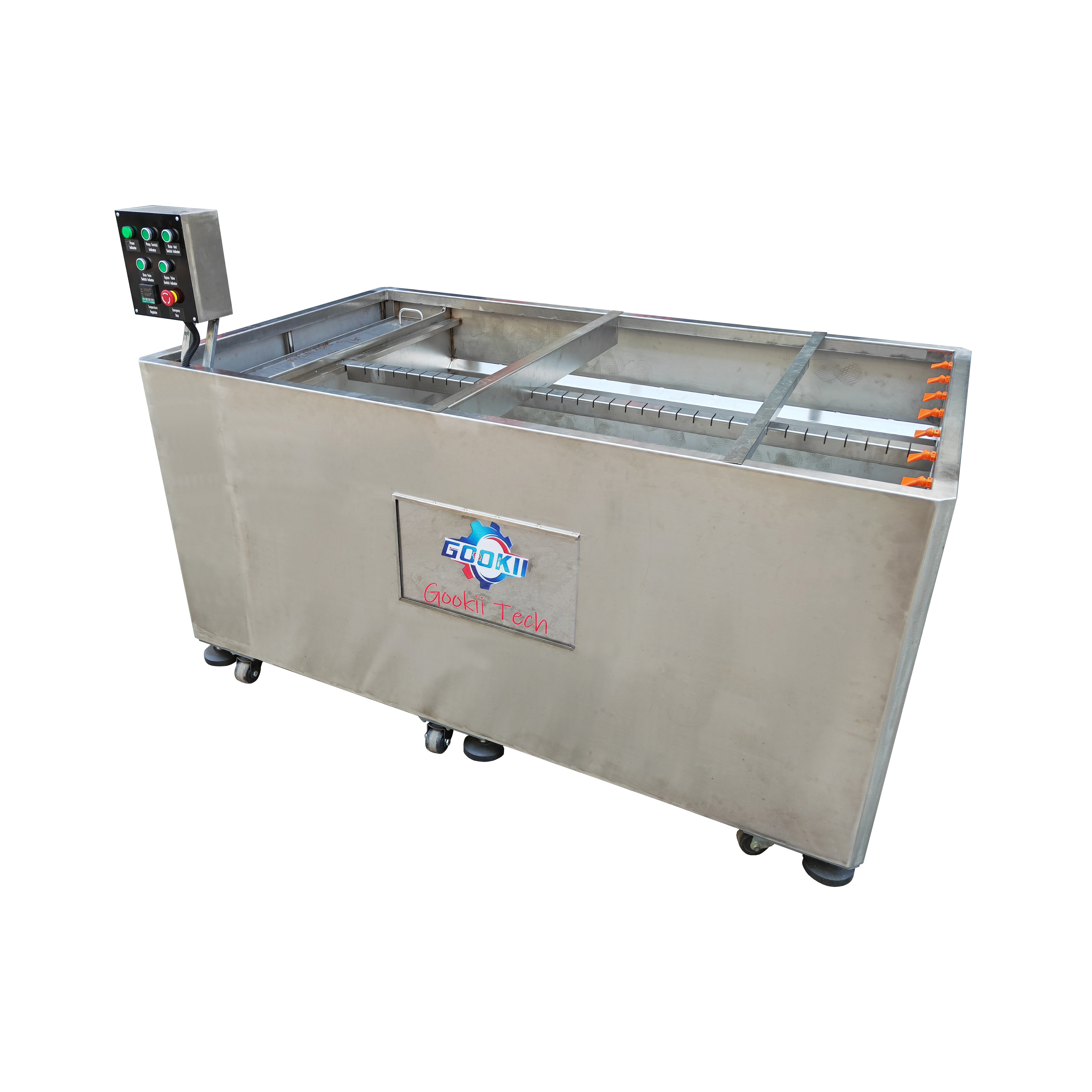 GookiiTech 2 Meters Stainless Steel Water Transfer Printing Professional Equipment Hydrographic Tank Hydro Dipping Machine