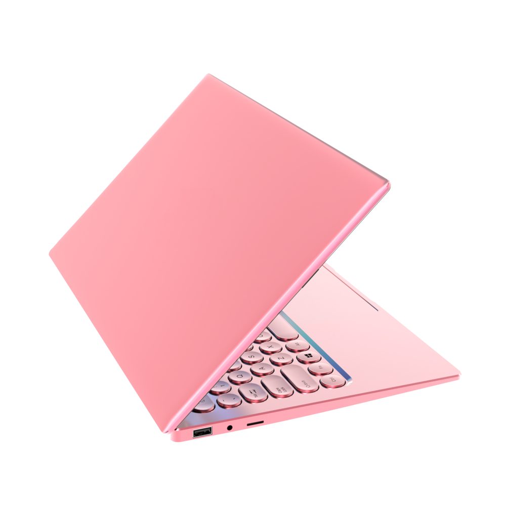 Wholesale 15.6 inch cheap  pink laptop DDR4 Ram 8GB SSD 1TB notebook computer with finger print unlock for office laptop