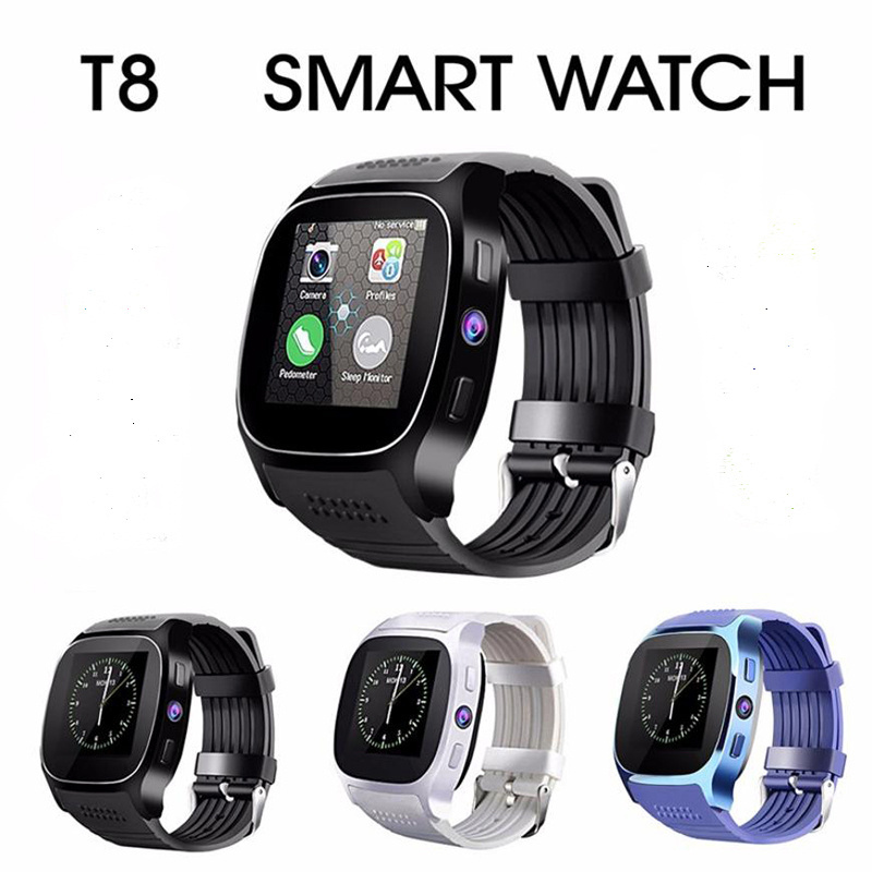 Smart Watch T8 Clock With Sim Card Slot Bt Android Phone Smartwatch Phone T8