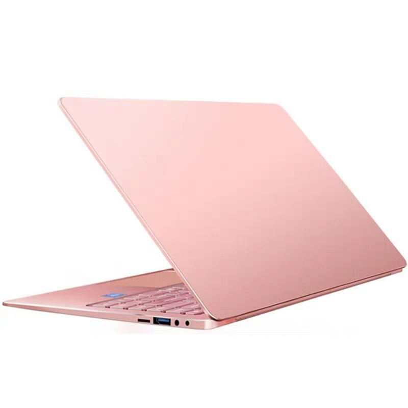 Ultra Slim 14 inch Laptop Pink Color 8GB RAM Laptop With Backlight Keyboard