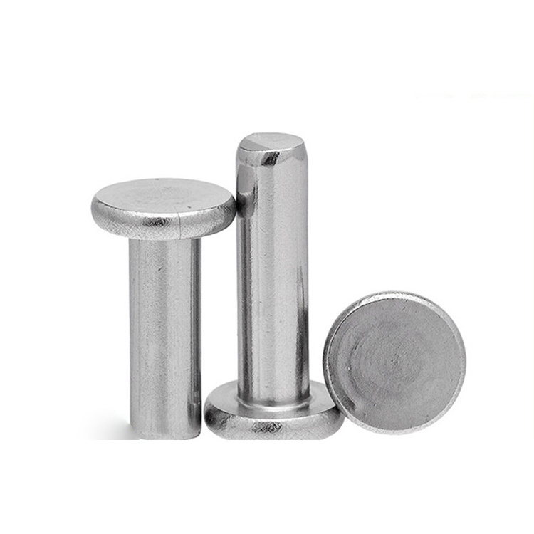 304 Stainless Steel DIN 7338 Type A Flat Head Solid Rivets