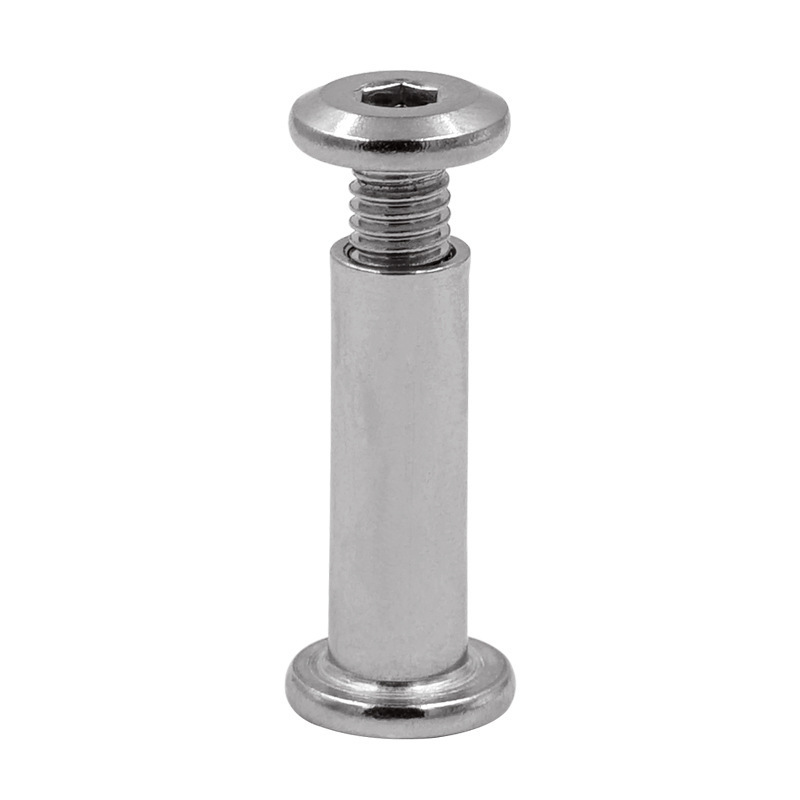 18-8 Stainless Steel M6 Chicago Screw With A Female Internally Threaded Barrel Nut And A Male Threaded Screw Ss 304 Sex Bolts