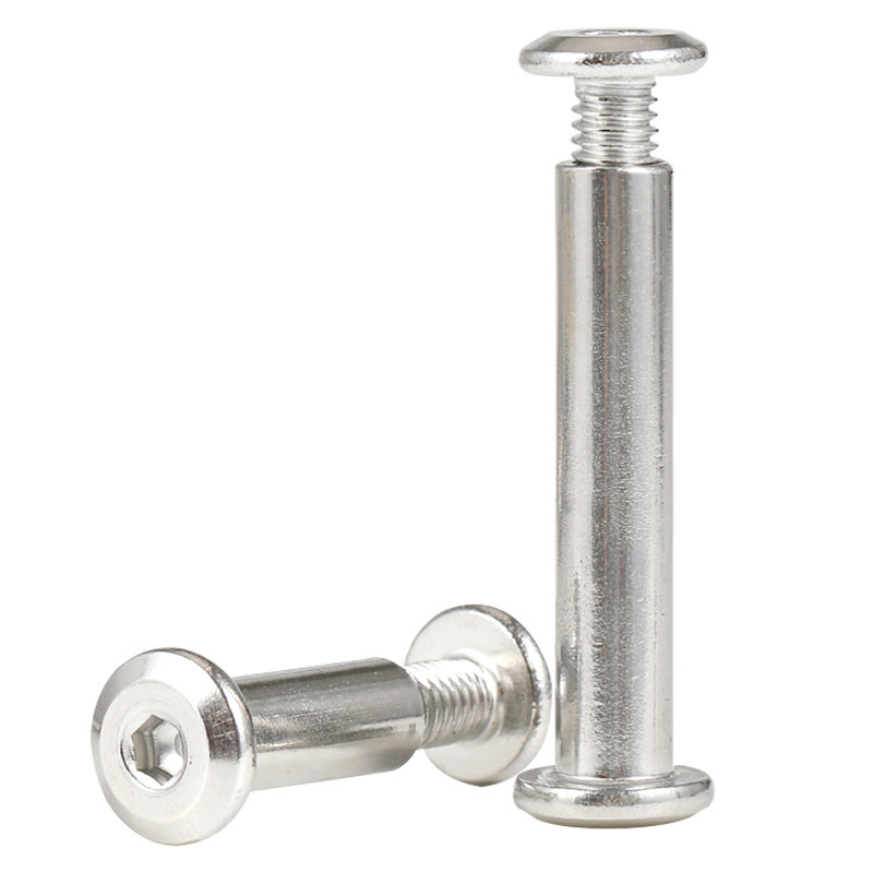 18-8 Stainless Steel M6 Chicago Screw With A Female Internally Threaded Barrel Nut And A Male Threaded Screw Ss 304 Sex Bolts