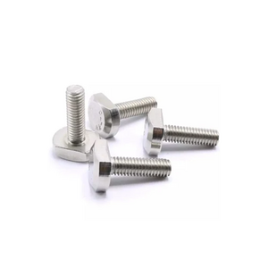 China Custom Made M5 M6 M8 Stud 5000 Stainless Steel Half Threaded Rod Nickel Plated T Bolts And Screws