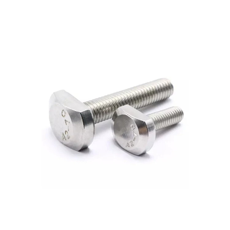 China Custom Made M5 M6 M8 Stud 5000 Stainless Steel Half Threaded Rod Nickel Plated T Bolts And Screws