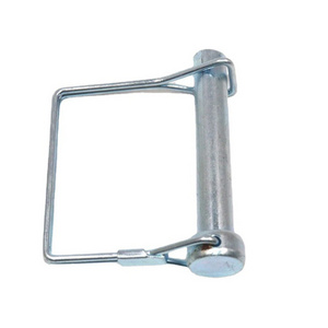 Snap lock snapper pins shaft locking clevis pin Round square double wire safety lock pin with tab and clip