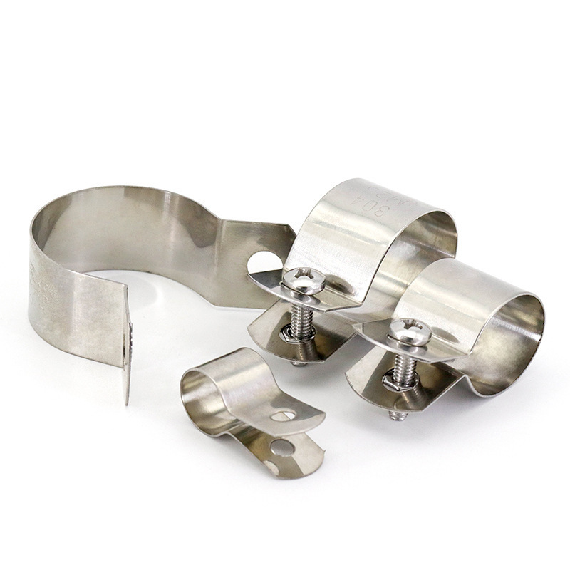 High quality stainless steel muffler pipe clamp O-ring exhaust pipe ring clamp