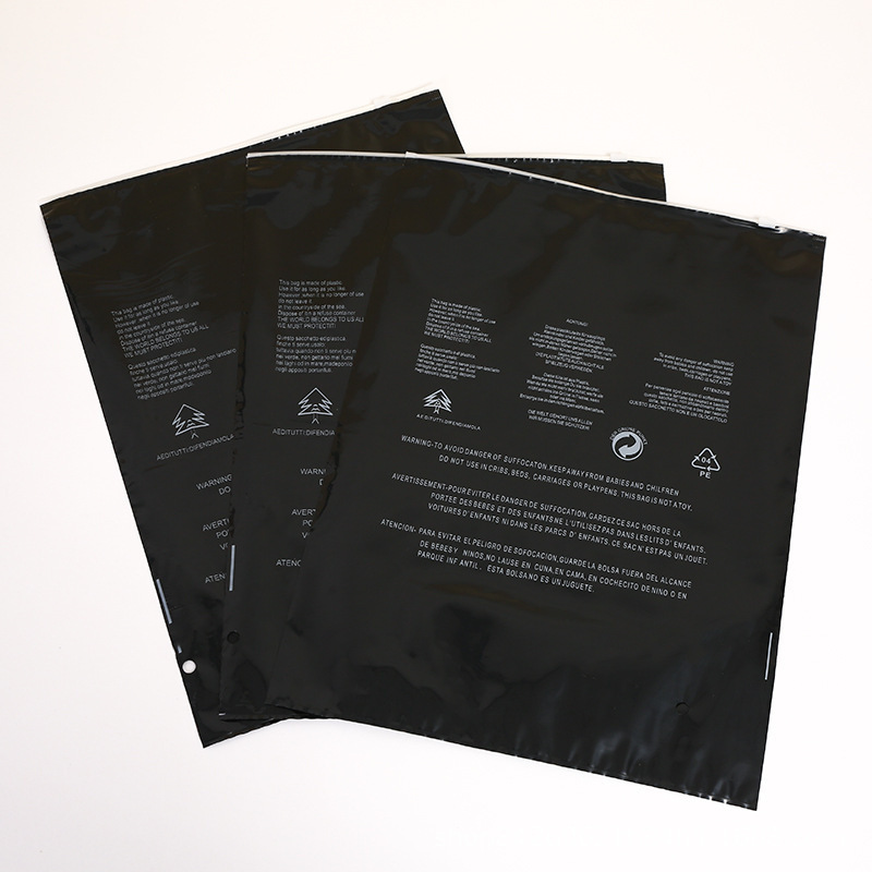 Custom Clothing ZipLock packaging bags for clothes Custom Logo printed zip lock bags clothes Zipper recycle Plastic Bags