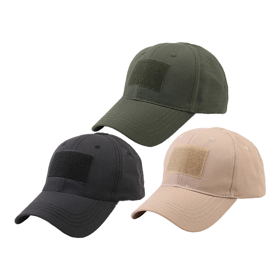 Men's T/C Rib-Stop Waterproof Fabric Tactical Cap Hat Cap outdoor Sports 6Panels Duty Camouflage Baseball Caps Hats