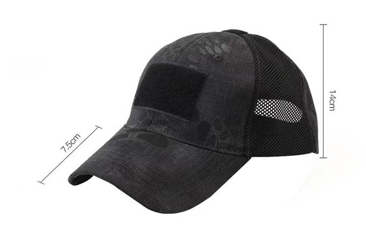 Men's T/C Rib-Stop Waterproof Fabric Tactical Cap Hat Cap outdoor Sports 6Panels Duty Camouflage Baseball Caps Hats