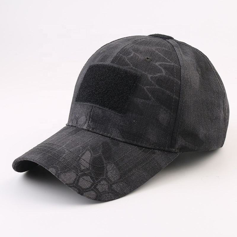 Men's T/C Rib-Stop Waterproof Fabric Tactical Cap Hat Cap outdoor Sports 6Panels Duty Camouflage Baseball Caps Hats