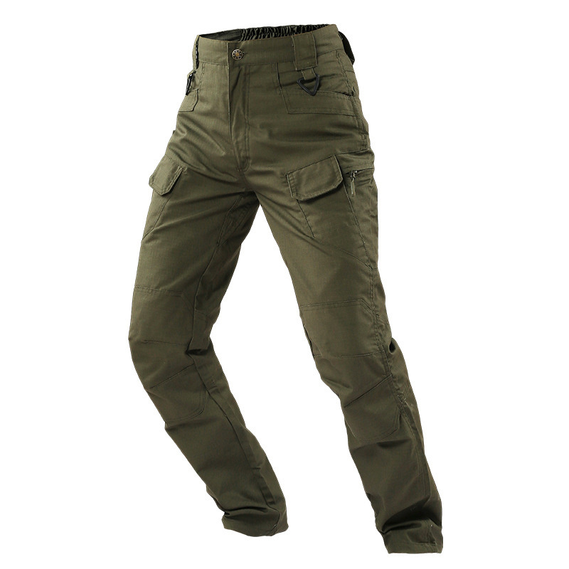 Men's Tactical Pants Waterproof Ribstop Combat Pant for Hiking Hunting Cargo Multi Pockets Worker Pant Trousers