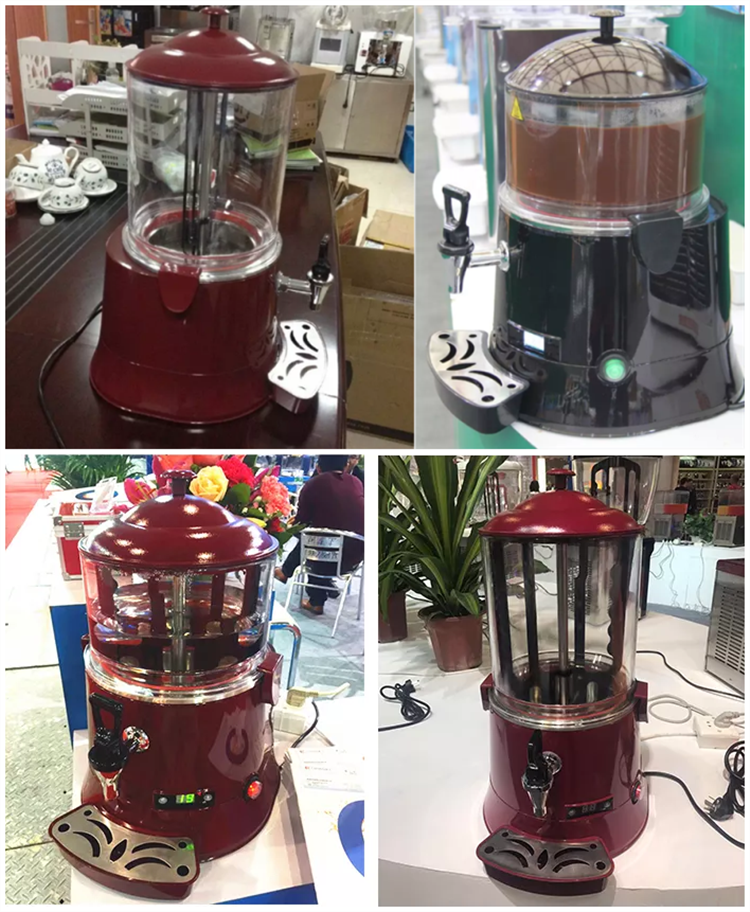 Hot chocolate dispenser Commercial chocolate melter 10L hot chocolate warmer Baine Marie Coffee Milk Tea Hot Drink Dispenser