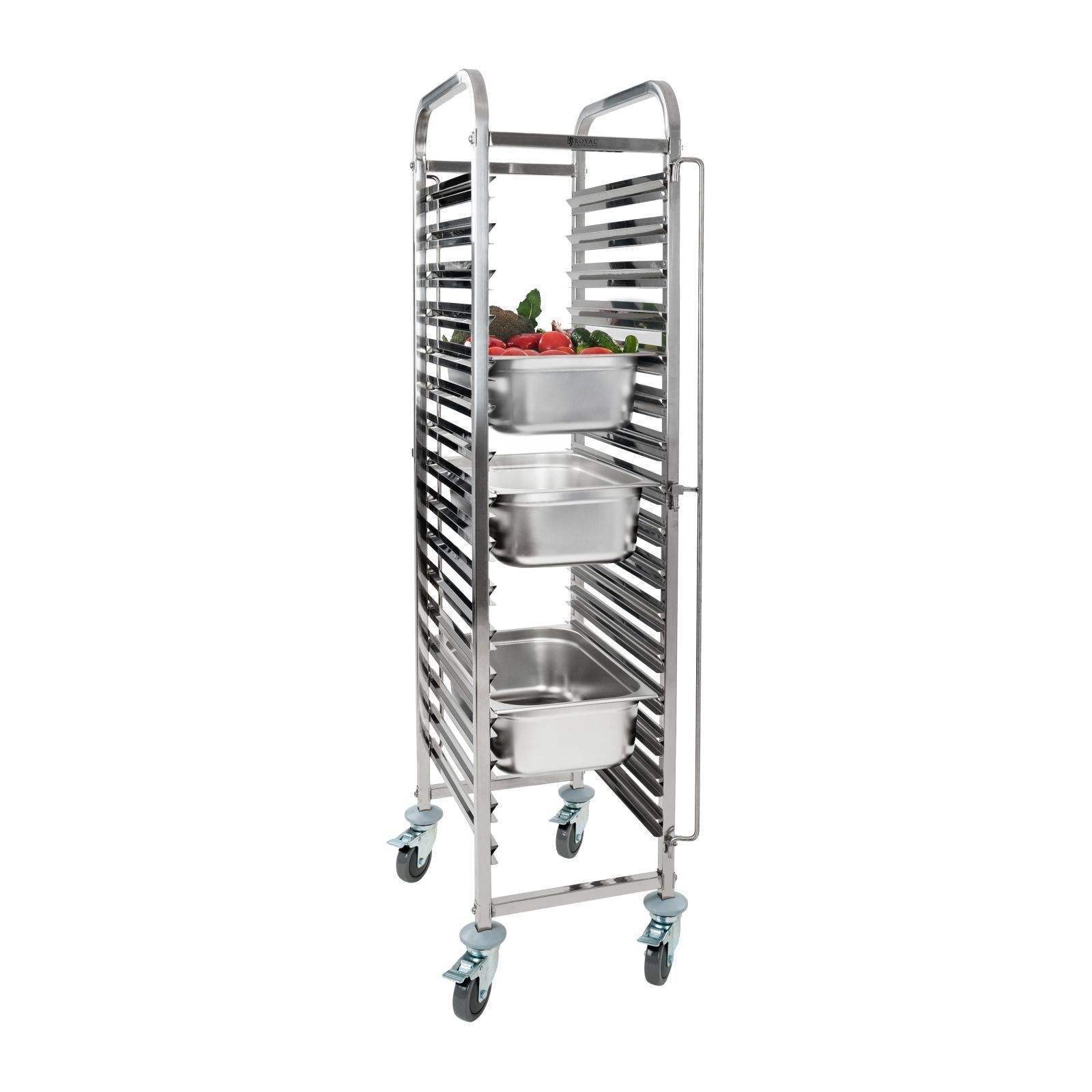 Industrial food grade stainless steel drying rack trolley kitchen food storage rack shelving units with castor