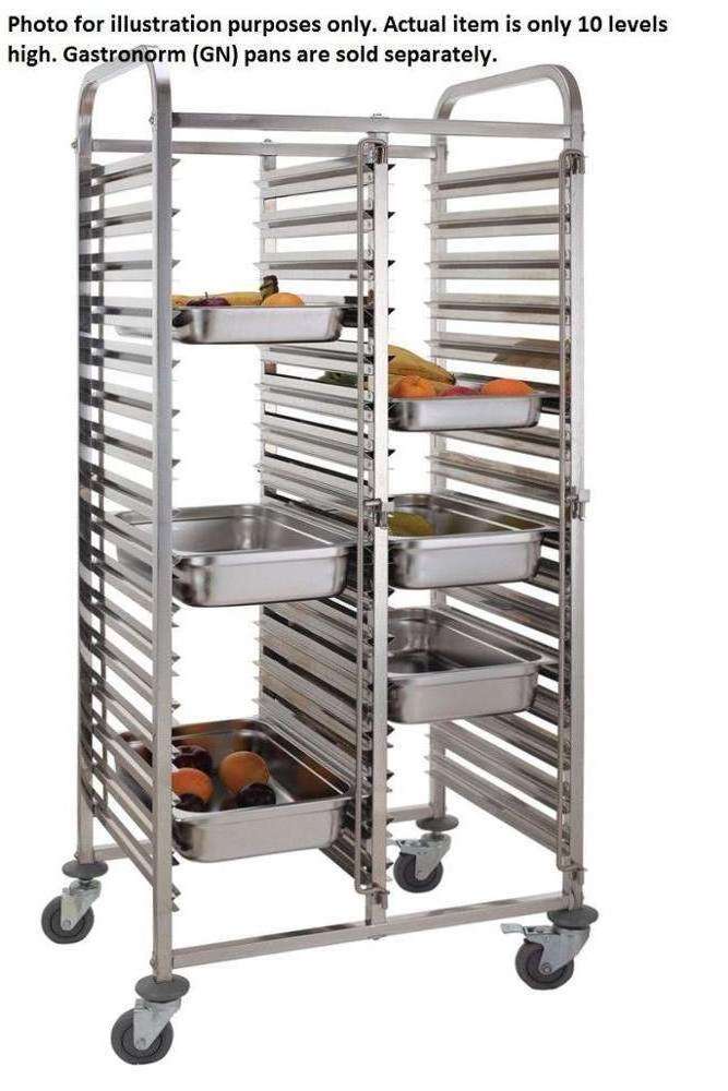 Industrial food grade stainless steel drying rack trolley kitchen food storage rack shelving units with castor