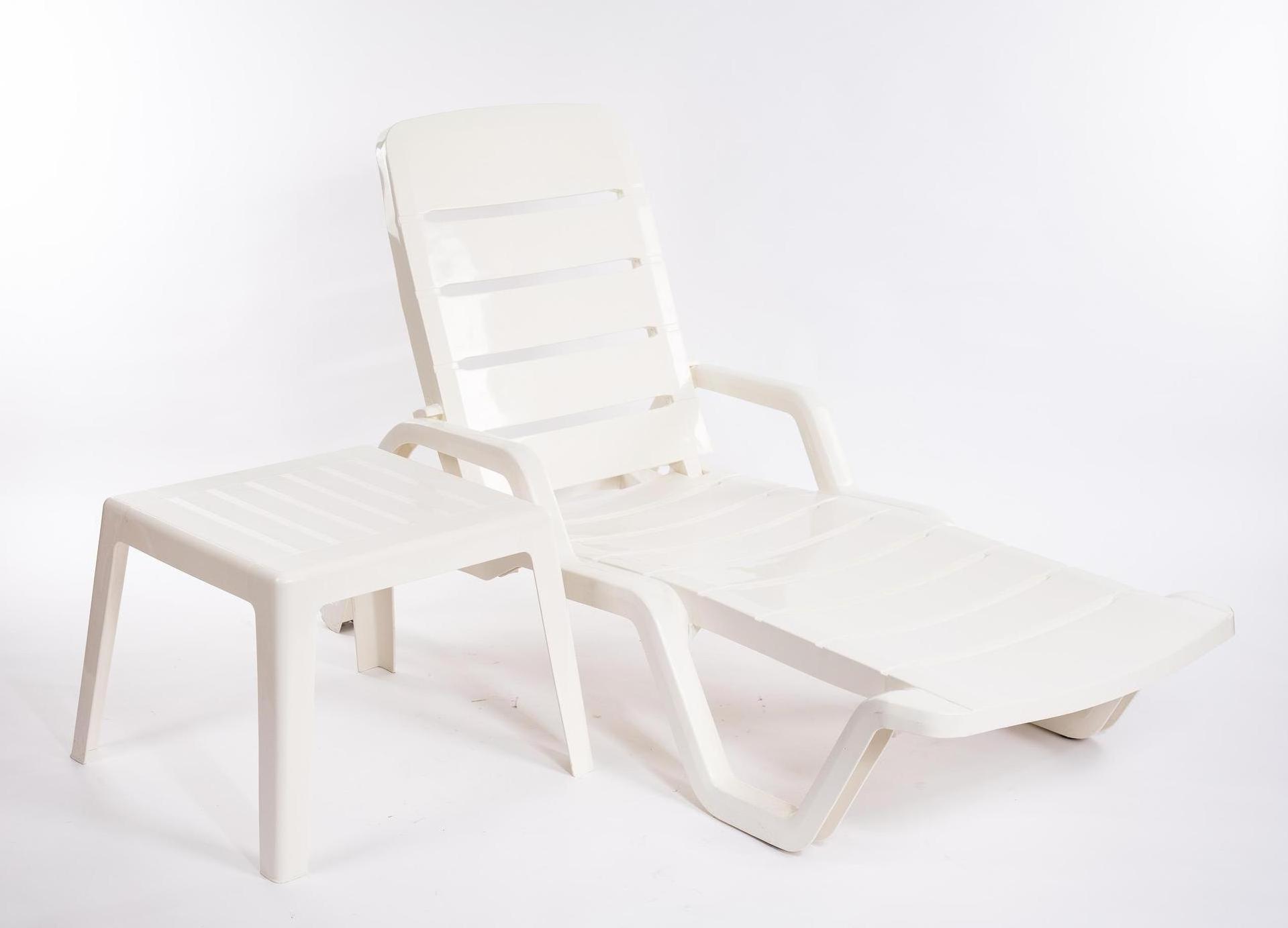 Durable High Quality Wholesale Sunbed Discounted Affordable Prices Plastic Beach Lounge Chair