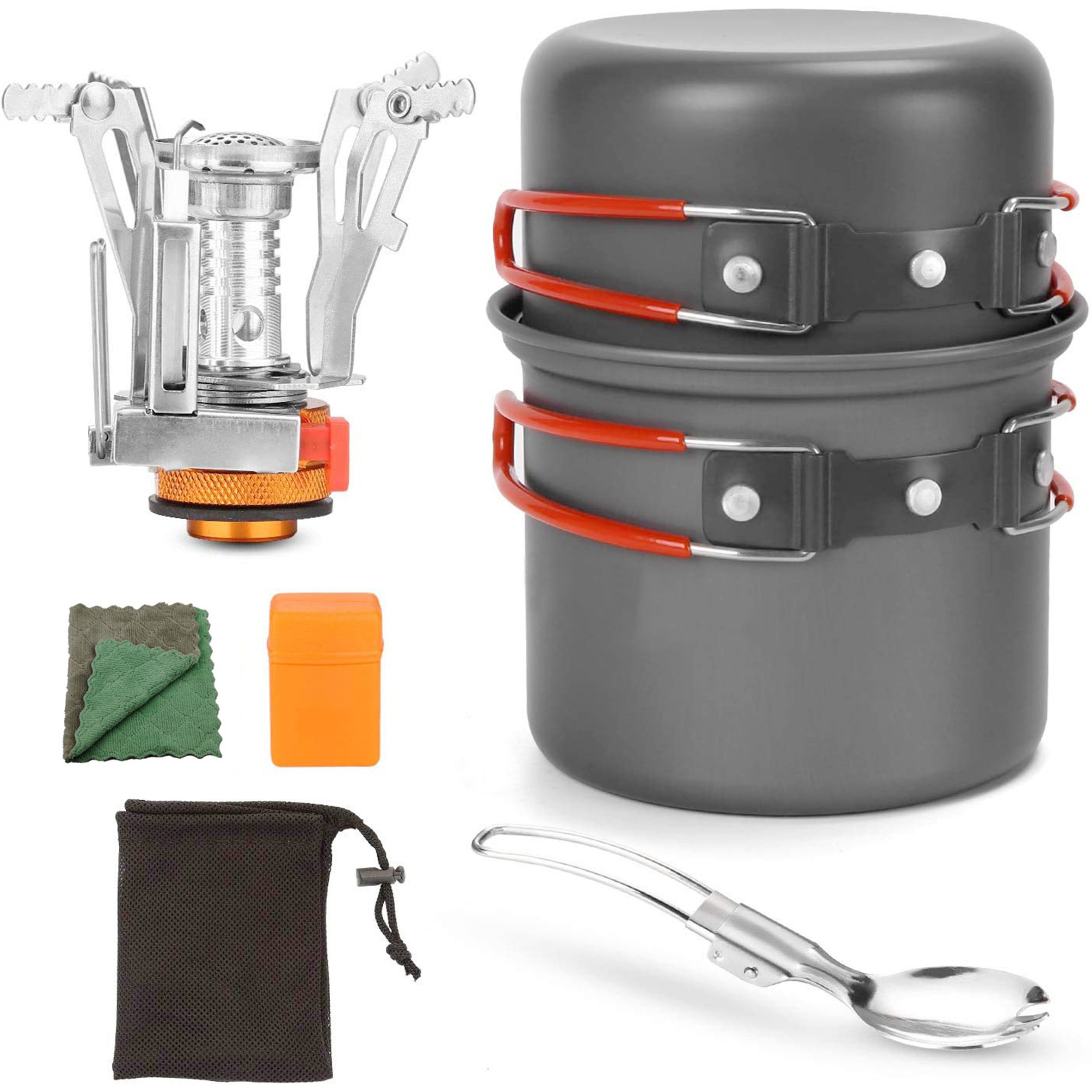 3 set Portable Outdoor travel Aluminium alloy Camp kitchen,cookware set Camping pot fry pans camping accessories/