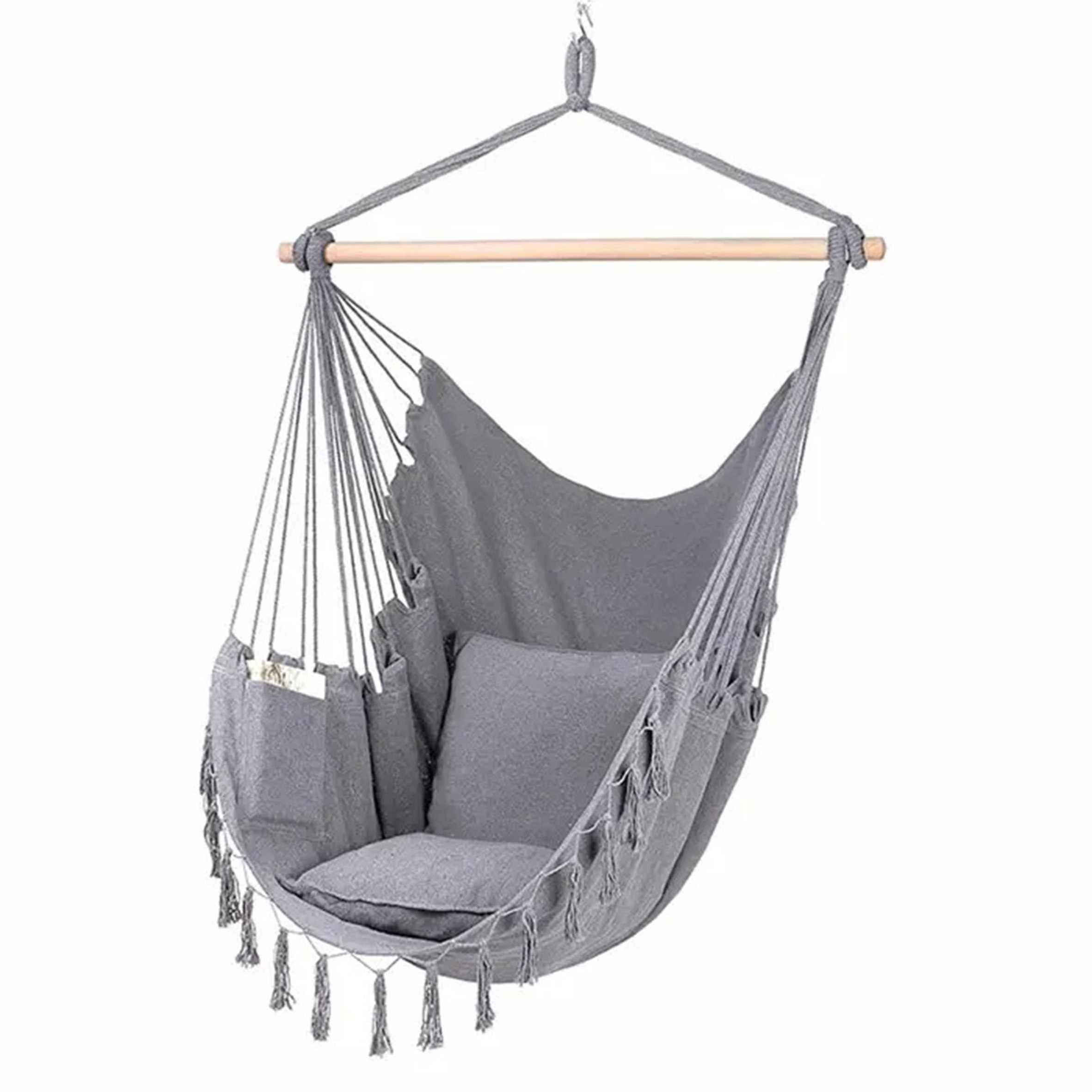 Foldable Hanging Basket Thick Pad Garden,Indoor Outdoor Balcony Rocking Chair Seat Cushion Double Swing Chair/