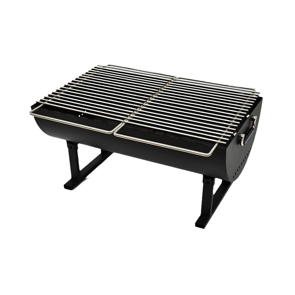 Hot sale large stainless steel Charcoal BBQ grill outdoor,household folding portable BBQ grill BBQ carbon barbecue stove/