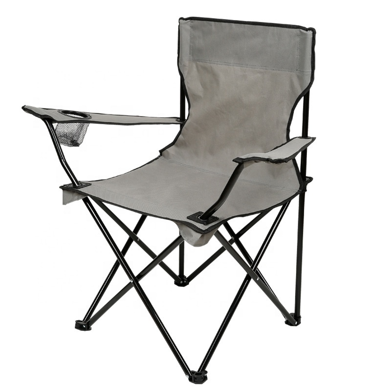 Portable Foldable Lightweight Camping Chair Beach Fishing Folding Chair Outdoor With Cup Holder//