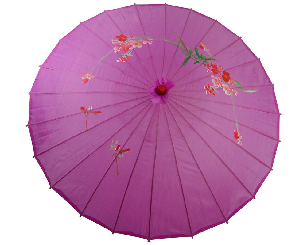 Fashion custom fabric umbrellas for wedding paper parasols