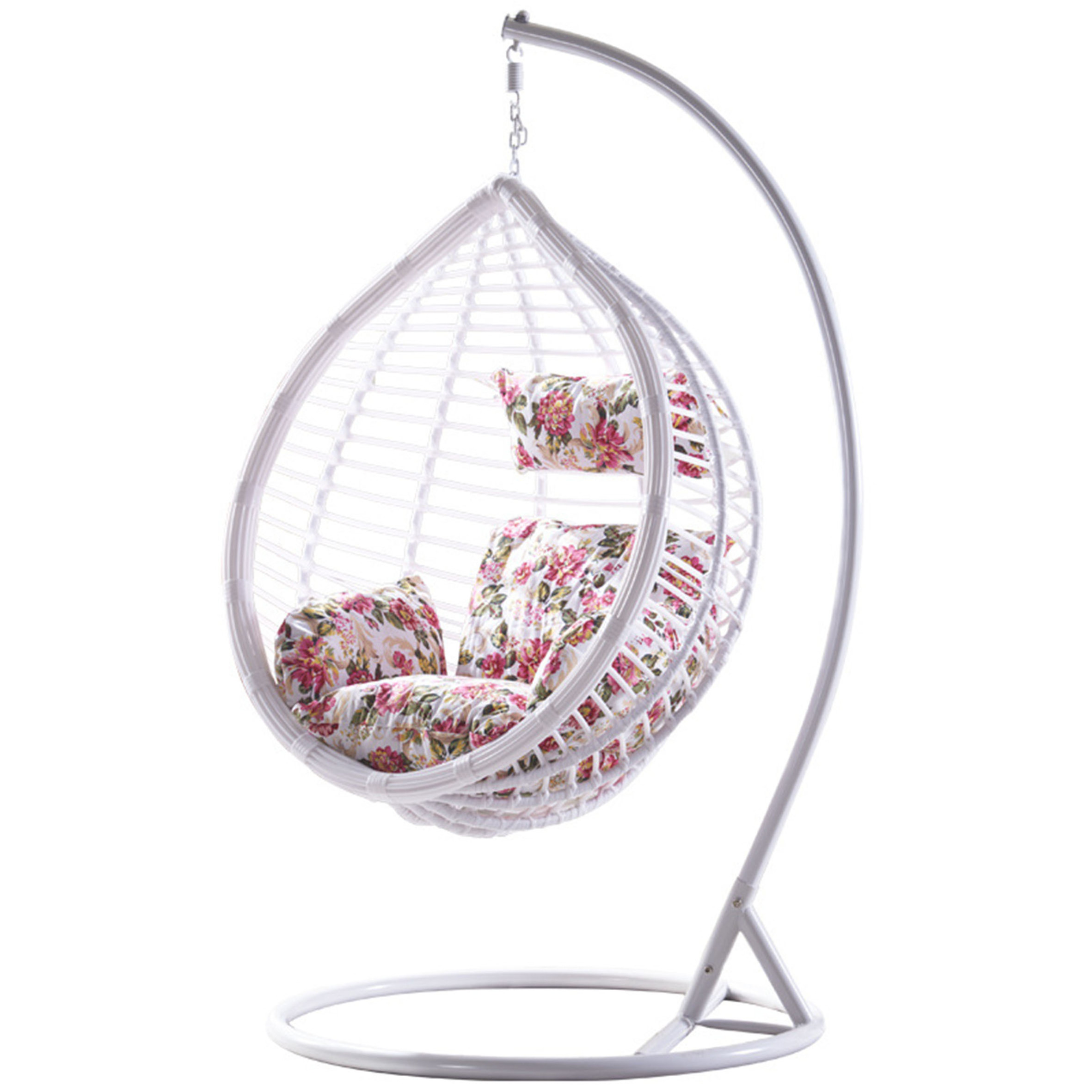 Foldable Hanging Basket Thick Pad Garden,Indoor Outdoor Balcony Rocking Chair Seat Cushion Double Swing Chair/