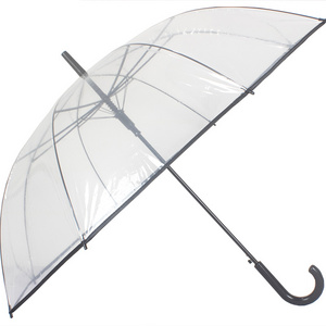 ebay best seller foldable high quality automatic vinyl transparent clear umbrella bubble umbrella ombrello