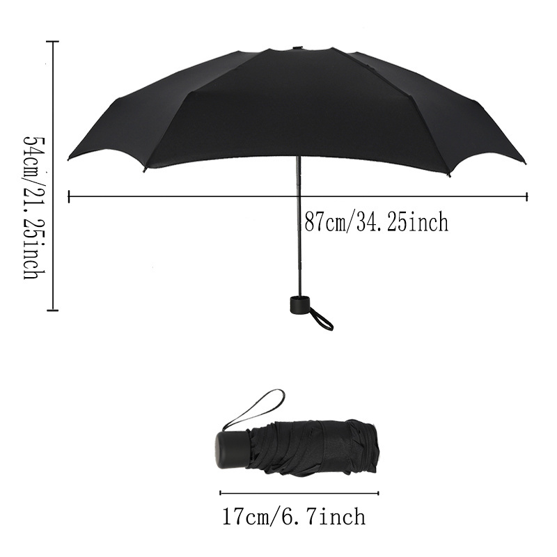 Folding Umbrella Rain Women Gift Men Mini Pocket Parasol Girls Anti-UV Waterproof Portable Travel UMBRELLAS