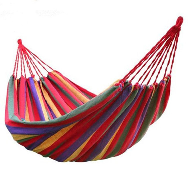 2021 New Outdoor Portable Camping Hanging Folding Knit Bed Outdoor Hammock//