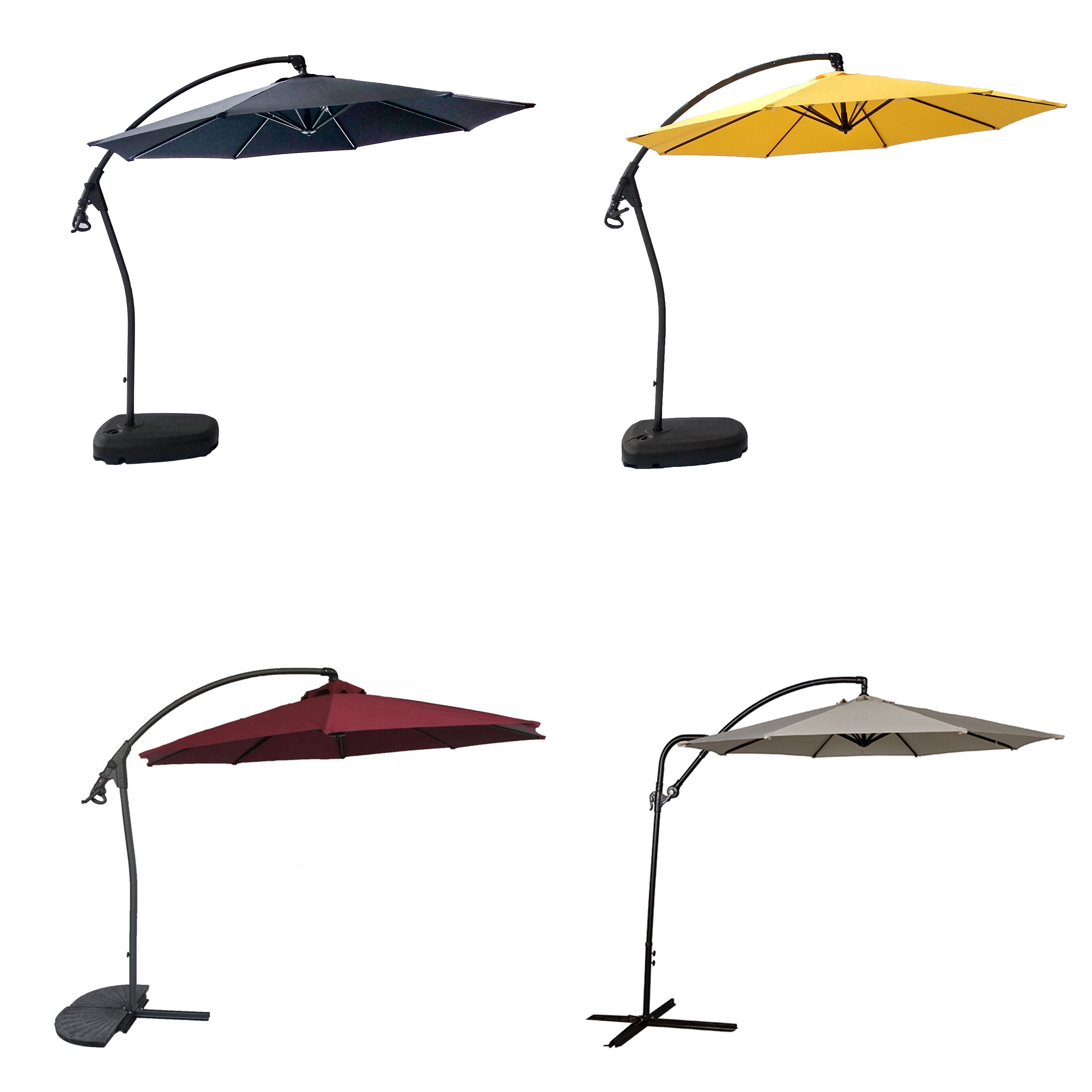 Foldable Beach umbrellas Stand Outdoor Portable,Metal Steel Foldable Sun umbrellas Base/