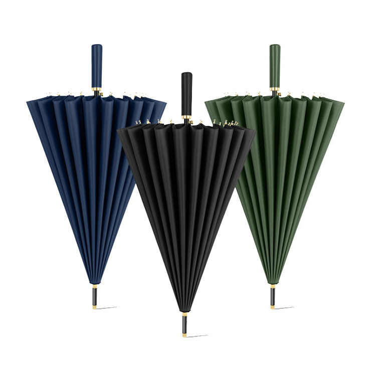 High Quality Windproof Umbrellas with,Bamboo Handle Umbrellas Custom Logo Design Print Umbrellas/