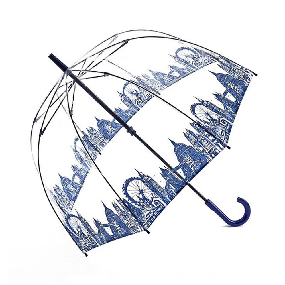 Factory Custom LOGO arch PVC transparent Umbrellas children,adult gift mushroom Umbrellas/