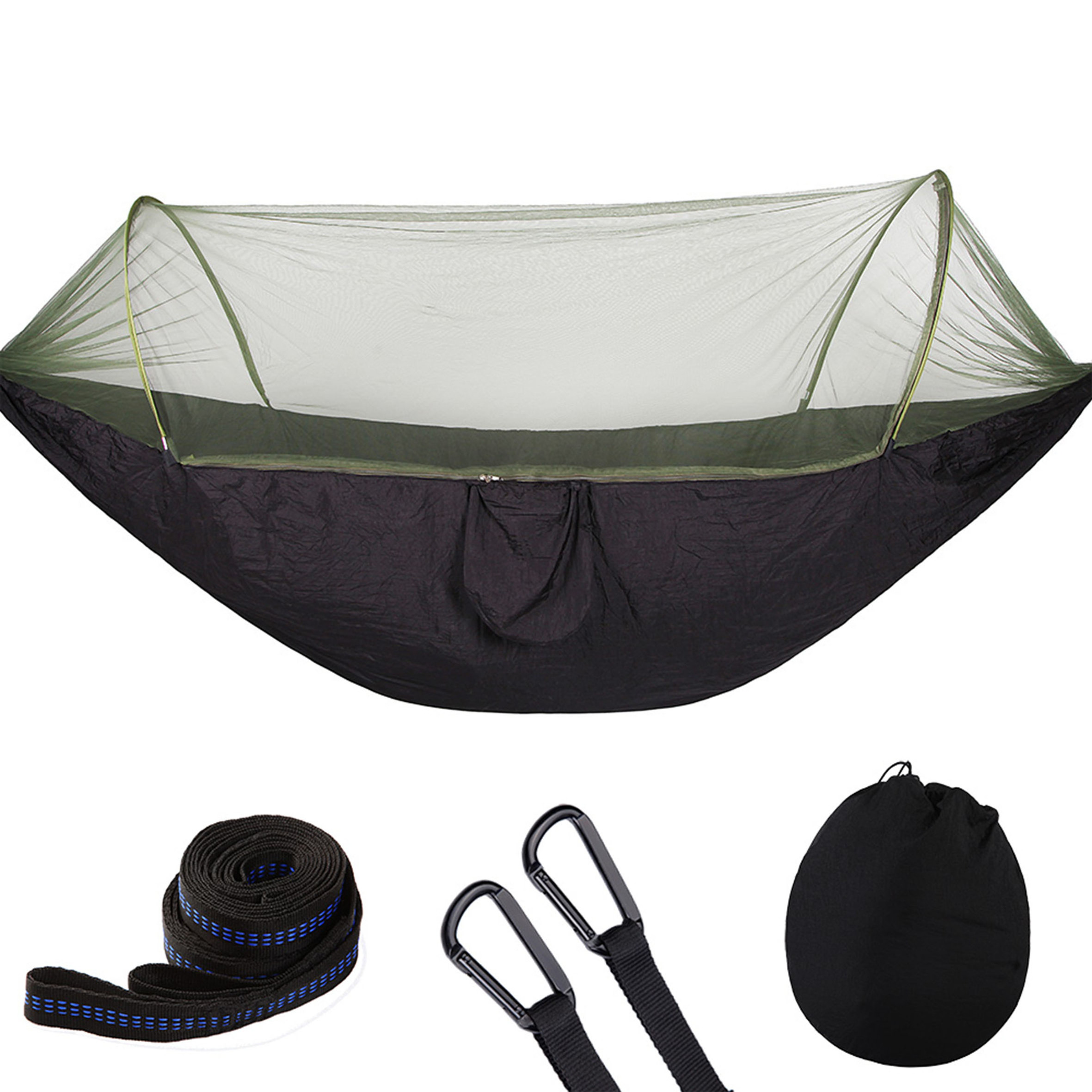 Hot selling Outdoor Portable Parachute Nylon Camping Hammock,Hiking gear Folding hammock tent/